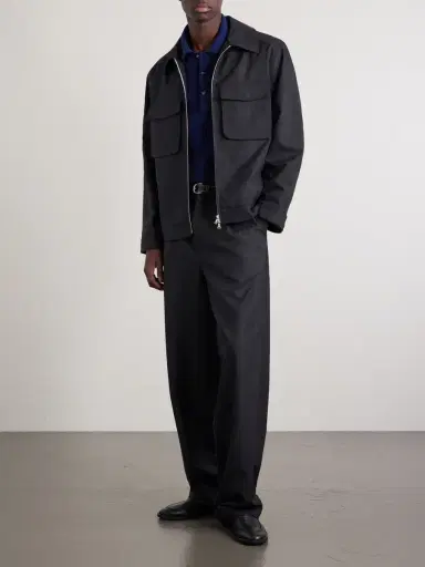 De Bonne Facture Grandad Straight-Leg Wool Trousers - Men | Thumbnail 2 De Bonne Facture Grandad Straight-Leg Wool Trousers - Men | Thumbnail 2