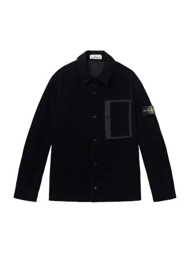 Stone Island Logo-Appliquéd Garment-Dyed Cotton-Corduroy Shirt - Men | Thumbnail 1 Stone Island Logo-Appliquéd Garment-Dyed Cotton-Corduroy Shirt - Men | Thumbnail 1