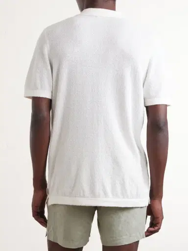 Onia Cotton-Blend Terry Polo Shirt - Men | Thumbnail 4 Onia Cotton-Blend Terry Polo Shirt - Men | Thumbnail 4