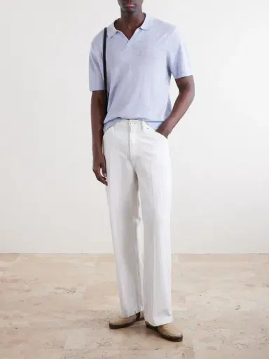 Onia Johnny Linen Polo Shirt - Men | Thumbnail 2 Onia Johnny Linen Polo Shirt - Men | Thumbnail 2