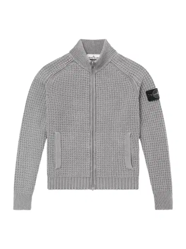 Stone Island Mineral-Dyed Cotton Zip-Up Sweater - Men | Thumbnail 1