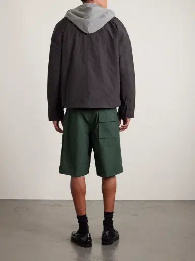 Stone Island Straight-Leg Organic Cotton-Canvas Cargo Shorts - Men | Thumbnail 4 Stone Island Straight-Leg Organic Cotton-Canvas Cargo Shorts - Men | Thumbnail 4
