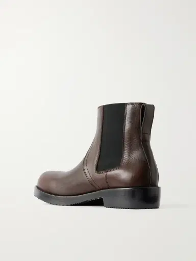 Dries Van Noten Leather Chelsea Boots - Men | Thumbnail 4