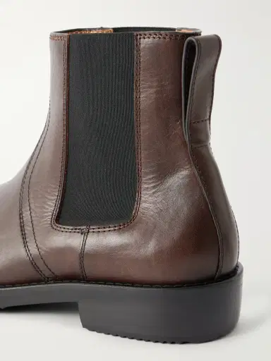 Dries Van Noten Leather Chelsea Boots - Men | Thumbnail 5