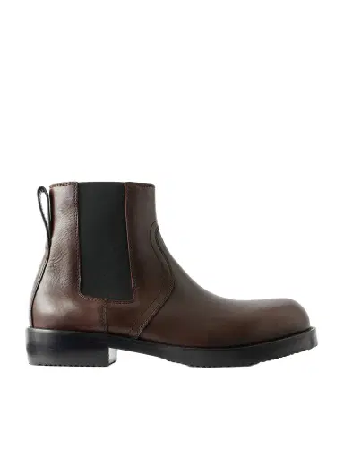 Dries Van Noten Leather Chelsea Boots - Men | Thumbnail 1