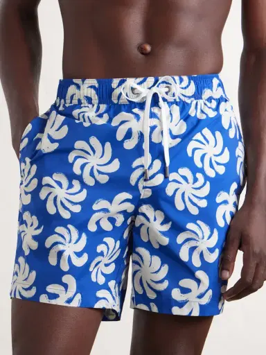 Onia Charles Straight-Leg Mid-Length Printed Swim Shorts - Men | Thumbnail 2