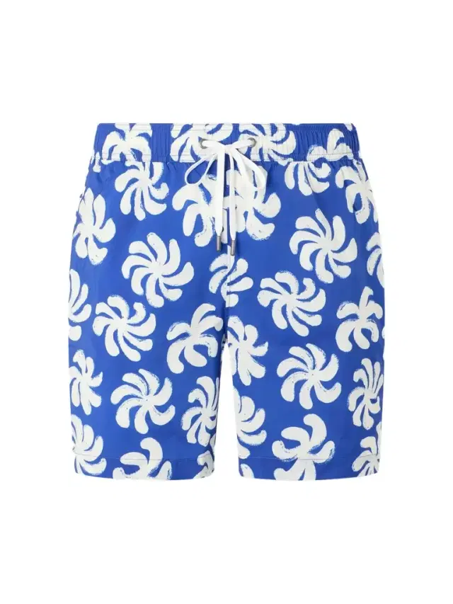Charles Straight-Leg Mid-Length Printed Swim Shorts - Men Charles Straight-Leg Mid-Length Printed Swim Shorts - Men