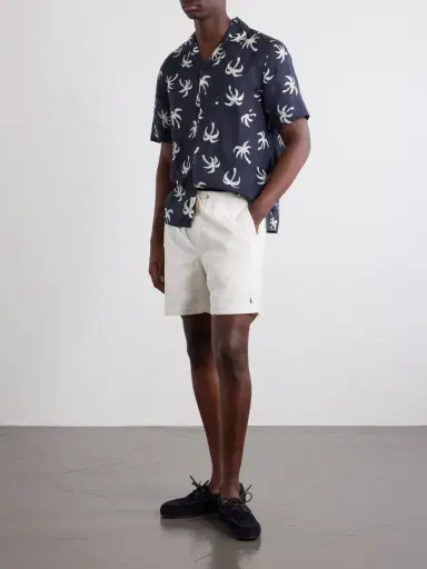 Onia Camp-Collar Printed Linen and Lyocell-Blend Shirt - Men | Thumbnail 2