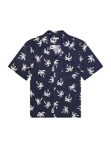 Onia Camp-Collar Printed Linen and Lyocell-Blend Shirt - Men | Thumbnail 1