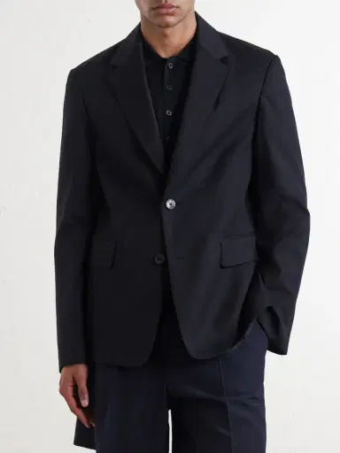 Dries Van Noten Billys Cotton and Wool-Blend Canvas Blazer - Men | Thumbnail 3