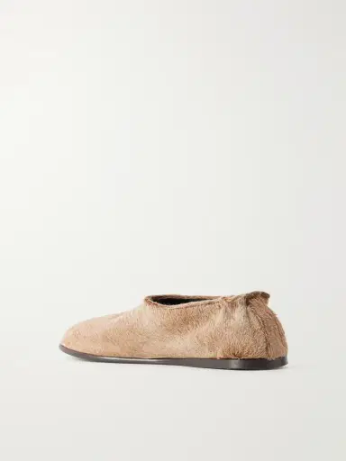 Lemaire Glove Calf Hair Slippers - Men | Thumbnail 4 Lemaire Glove Calf Hair Slippers - Men | Thumbnail 4