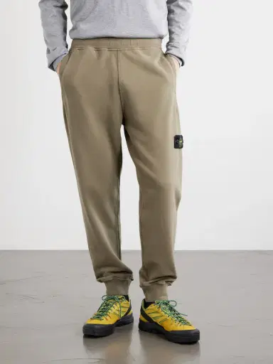 Stone Island Logo-Appliquéd Brushed Cotton-Fleece Sweatpants - Men | Thumbnail 3 Stone Island Logo-Appliquéd Brushed Cotton-Fleece Sweatpants - Men | Thumbnail 3
