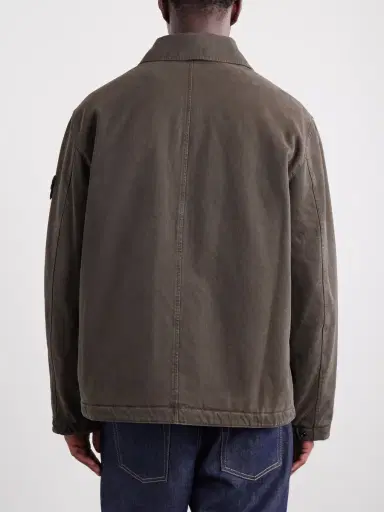 Stone Island Garment-Dyed Panama Cotton-Canvas Jacket - Men | Thumbnail 4 Stone Island Garment-Dyed Panama Cotton-Canvas Jacket - Men | Thumbnail 4
