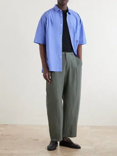 ATON Cotton-Poplin Shirt - Men | Thumbnail 2 ATON Cotton-Poplin Shirt - Men | Thumbnail 2