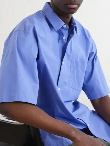 ATON Cotton-Poplin Shirt - Men | Thumbnail 5 ATON Cotton-Poplin Shirt - Men | Thumbnail 5