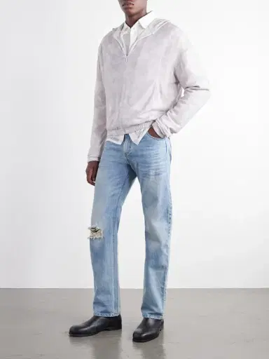 ADON Printed Silk Zip-Up Hoodie - Men | Thumbnail 2 ADON Printed Silk Zip-Up Hoodie - Men | Thumbnail 2