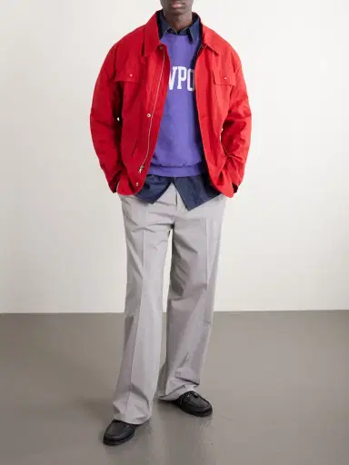 Remi Relief Newport Printed Cotton-Jersey Sweatshirt - Men | Thumbnail 2