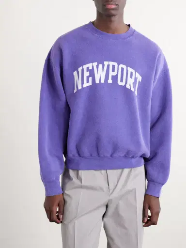 Remi Relief Newport Printed Cotton-Jersey Sweatshirt - Men | Thumbnail 3