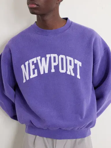 Remi Relief Newport Printed Cotton-Jersey Sweatshirt - Men | Thumbnail 5
