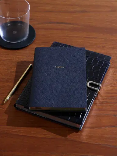 Smythson Chelsea Cross-Grain Leather Notebook - Men | Thumbnail 2