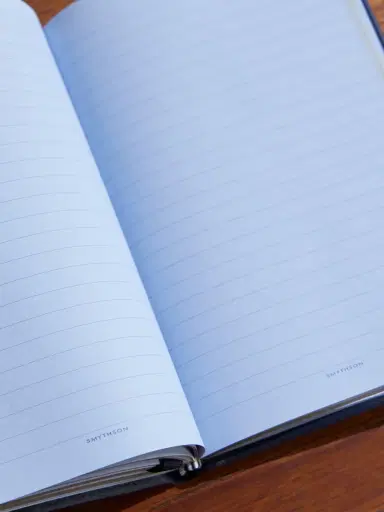 Smythson Chelsea Cross-Grain Leather Notebook - Men | Thumbnail 3