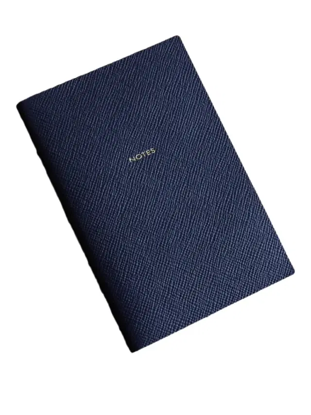 Smythson Chelsea Cross-Grain Leather Notebook - Men
