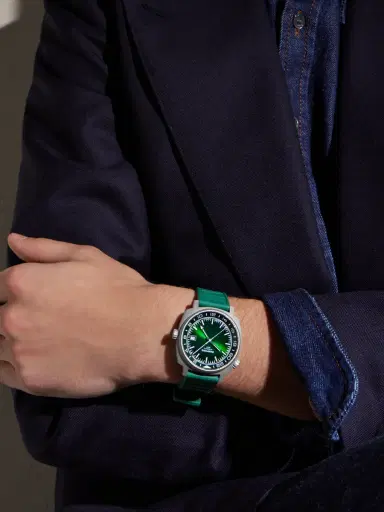 Bamford London GMT Automatic Titanium Watch, Ref. GMTISG.G1RURG - Men | Thumbnail 2 Bamford London GMT Automatic Titanium Watch, Ref. GMTISG.G1RURG - Men | Thumbnail 2