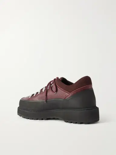 Diemme Cornaro Rubber-Trimmed Leather Hiking Boots - Men | Thumbnail 4