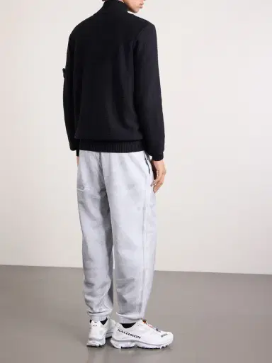 Stone Island STONE ISLAND GHOST Cotton and Cashmere-Blend Zip-Up Cardigan - Men | Thumbnail 3