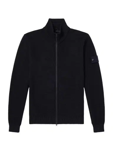 Stone Island STONE ISLAND GHOST Cotton and Cashmere-Blend Zip-Up Cardigan - Men | Thumbnail 1