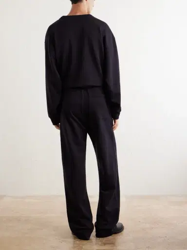 Dries Van Noten Hamer Straight-Leg Cotton-Jersey Sweatpants - Men | Thumbnail 4