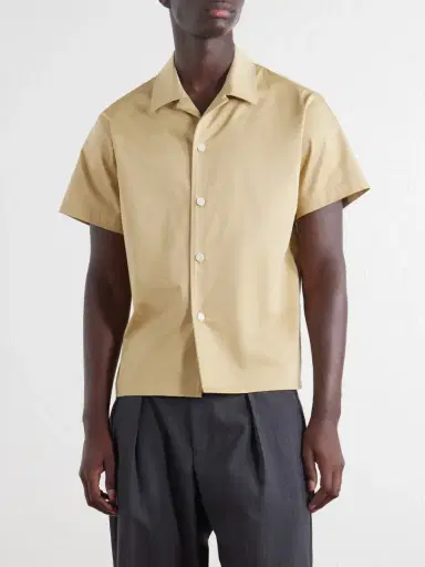 Second/Layer Avenue Camp-Collar Stretch-Cotton Poplin Shirt - Men | Thumbnail 3 Second/Layer Avenue Camp-Collar Stretch-Cotton Poplin Shirt - Men | Thumbnail 3