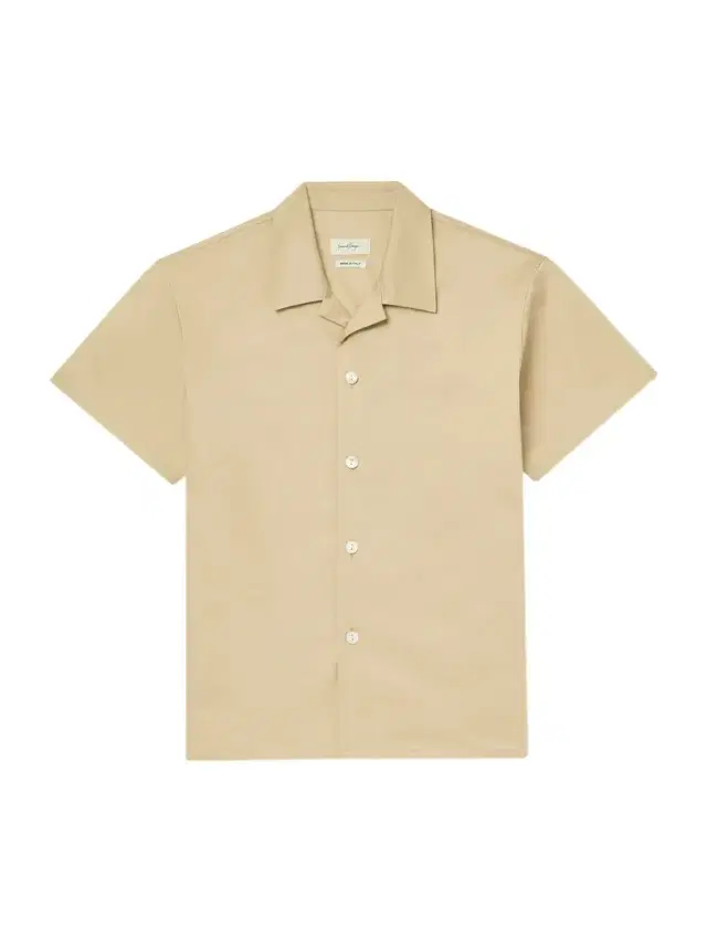Second/Layer Avenue Camp-Collar Stretch-Cotton Poplin Shirt - Men