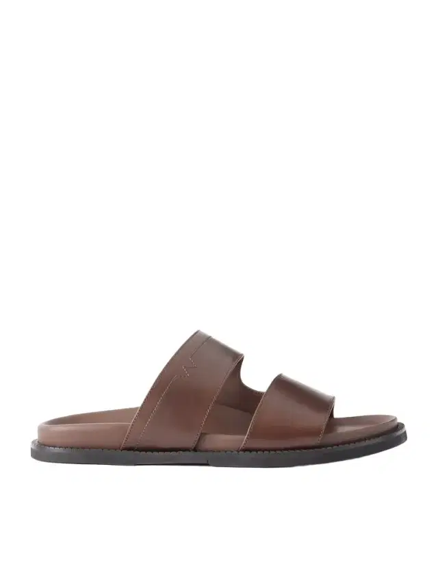 J.M. Weston Double V Anatomical Leather Slides - Men