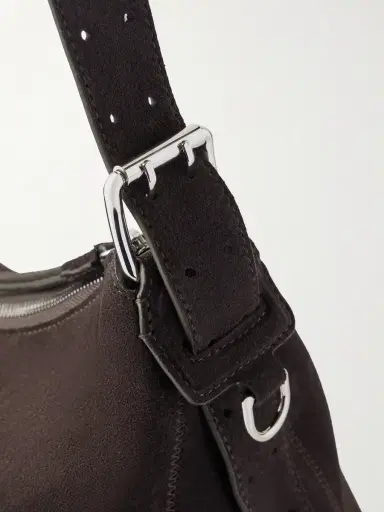 Lemaire Suede Messenger Bag - Men | Thumbnail 5 Lemaire Suede Messenger Bag - Men | Thumbnail 5