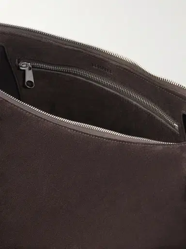 Lemaire Suede Messenger Bag - Men | Thumbnail 6 Lemaire Suede Messenger Bag - Men | Thumbnail 6