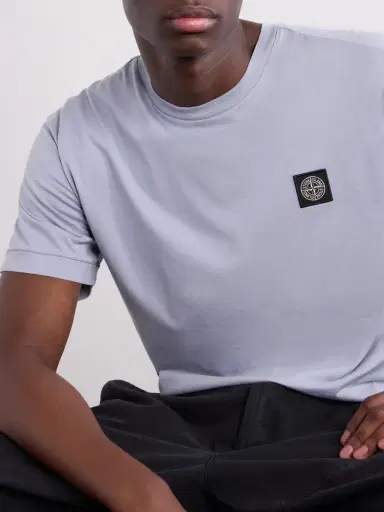 Stone Island Logo-Appliquéd Garment-Dyed Cotton-Jersey T-Shirt - Men | Thumbnail 5 Stone Island Logo-Appliquéd Garment-Dyed Cotton-Jersey T-Shirt - Men | Thumbnail 5