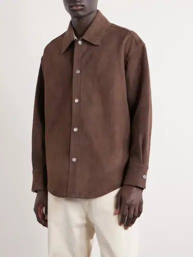 AMI PARIS Suede Jacket - Men | Thumbnail 3