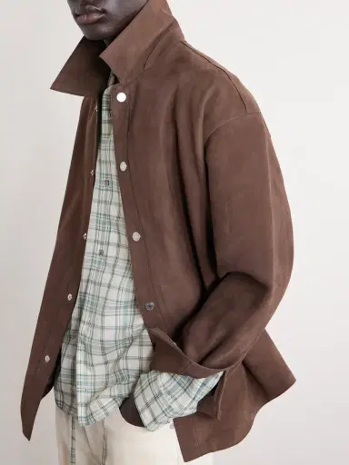 AMI PARIS Suede Jacket - Men | Thumbnail 5