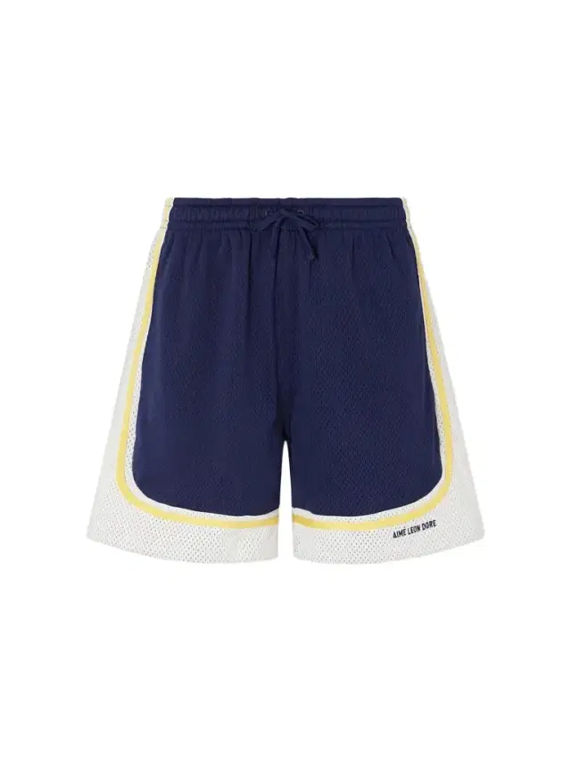 Aimé Leon Dore Novelty Straight-Leg Logo-Embroidered Mesh Drawstring Shorts - Men