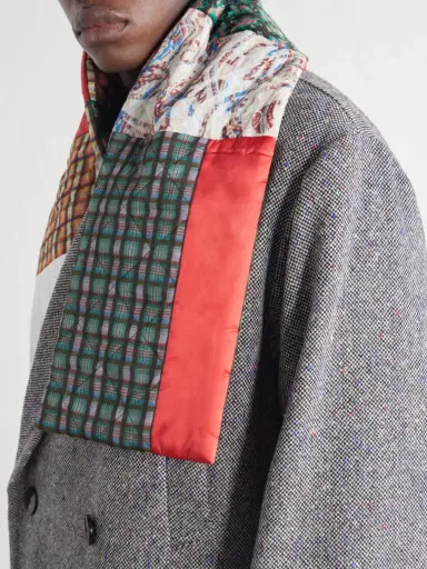 Dries Van Noten Fidelke Patchwork Woven Scarf - Men | Thumbnail 3