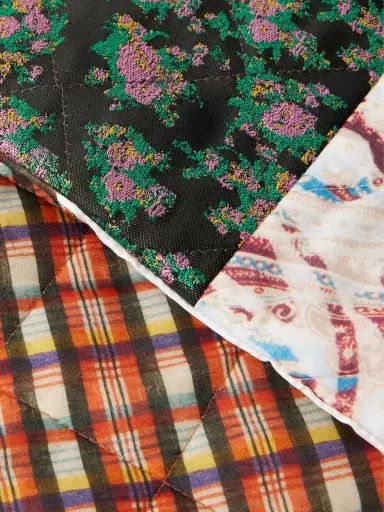 Dries Van Noten Fidelke Patchwork Woven Scarf - Men | Thumbnail 4