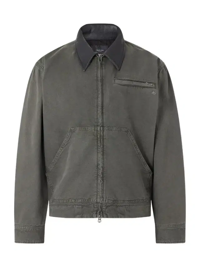 rag & bone Leather-Trimmed Cotton-Canvas Jacket - Men