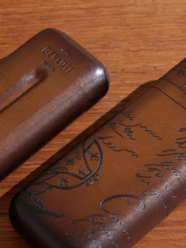 Berluti Venezia Leather Cigar Case - Men | Thumbnail 3