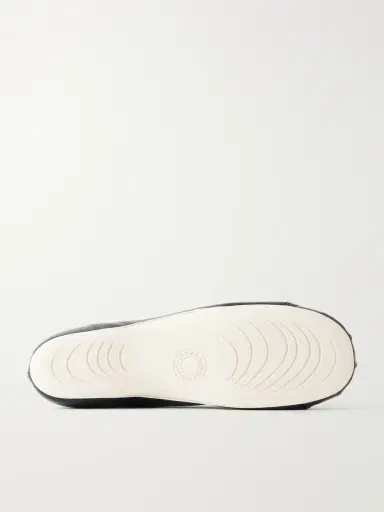 Dries Van Noten Glossed Leather Sneakers - Men | Thumbnail 3
