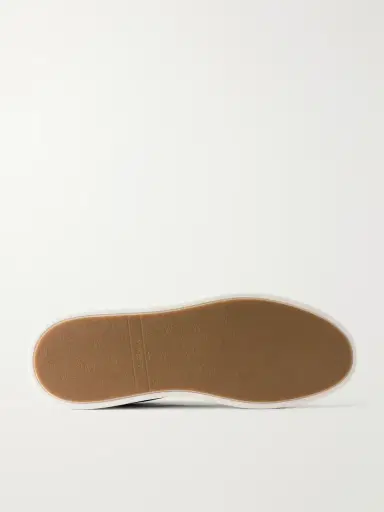 J.M. Weston On Time Leather-Trimmed Suede Sneakers - Men | Thumbnail 3