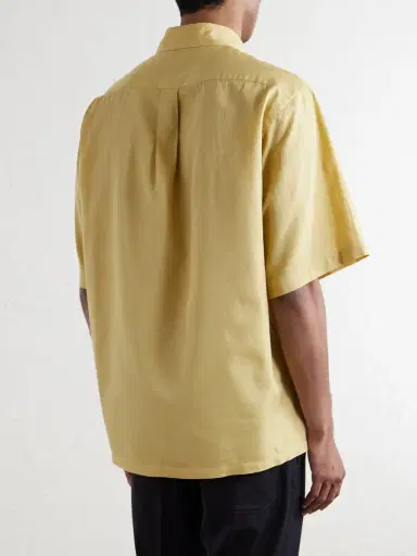 Kaptain Sunshine Cotton and Silk-Blend Shirt - Men | Thumbnail 4 Kaptain Sunshine Cotton and Silk-Blend Shirt - Men | Thumbnail 4