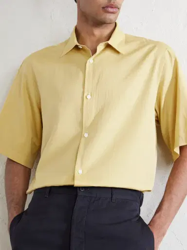 Kaptain Sunshine Cotton and Silk-Blend Shirt - Men | Thumbnail 5 Kaptain Sunshine Cotton and Silk-Blend Shirt - Men | Thumbnail 5