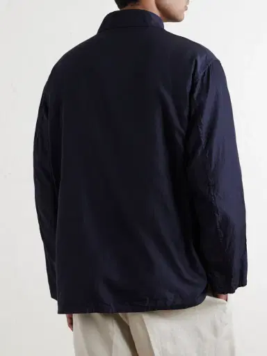 Kaptain Sunshine Safari Cotton and Silk-Blend Overshirt - Men | Thumbnail 4 Kaptain Sunshine Safari Cotton and Silk-Blend Overshirt - Men | Thumbnail 4