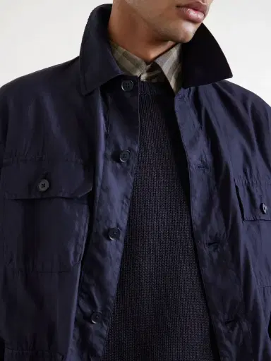 Kaptain Sunshine Safari Cotton and Silk-Blend Overshirt - Men | Thumbnail 5 Kaptain Sunshine Safari Cotton and Silk-Blend Overshirt - Men | Thumbnail 5